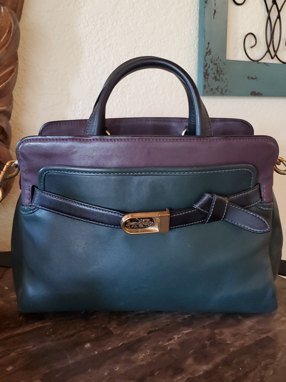 Coach Tate Carryall 29 Colorblock satchel